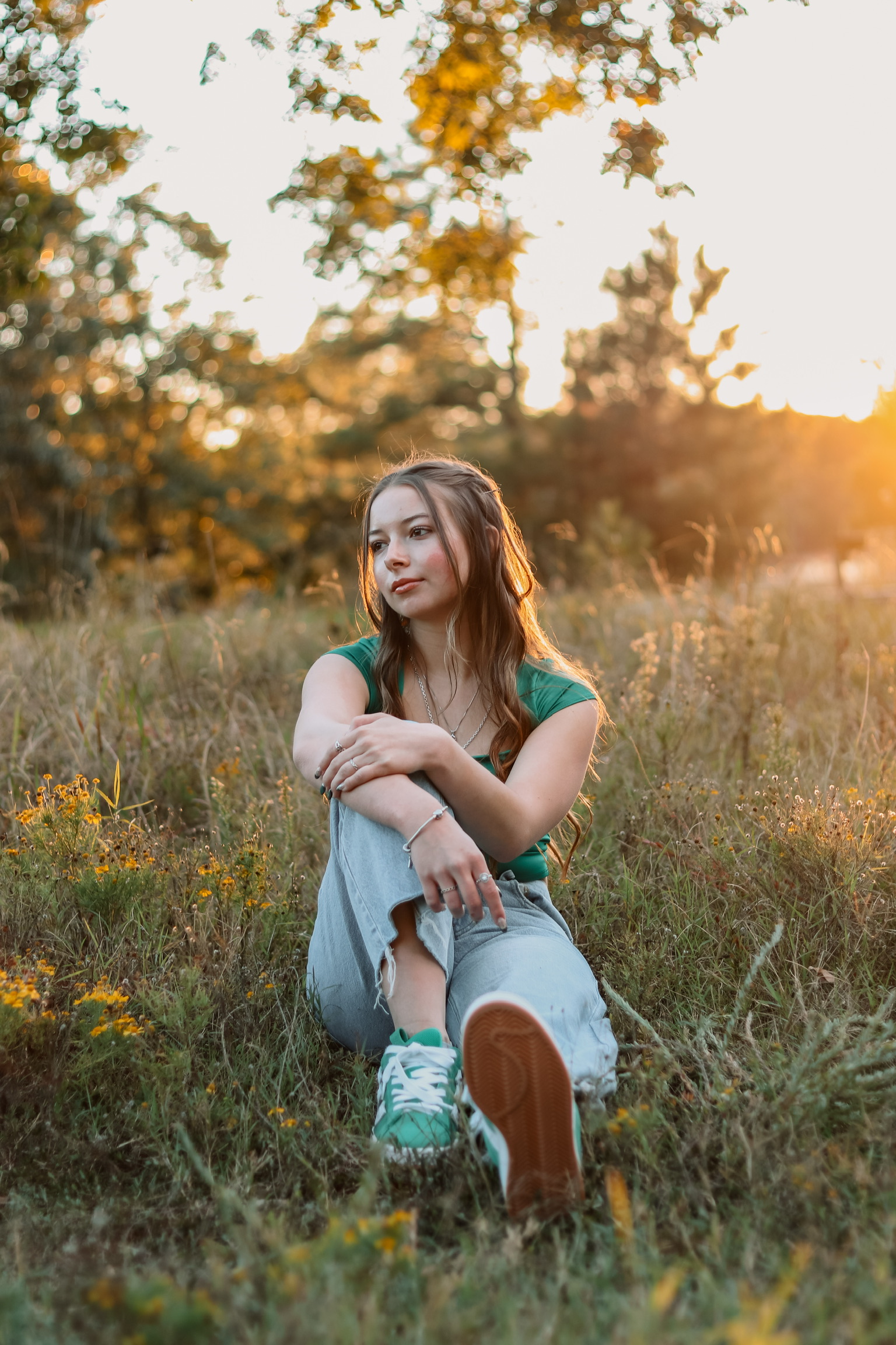 Couples engagement photography at golden hour
