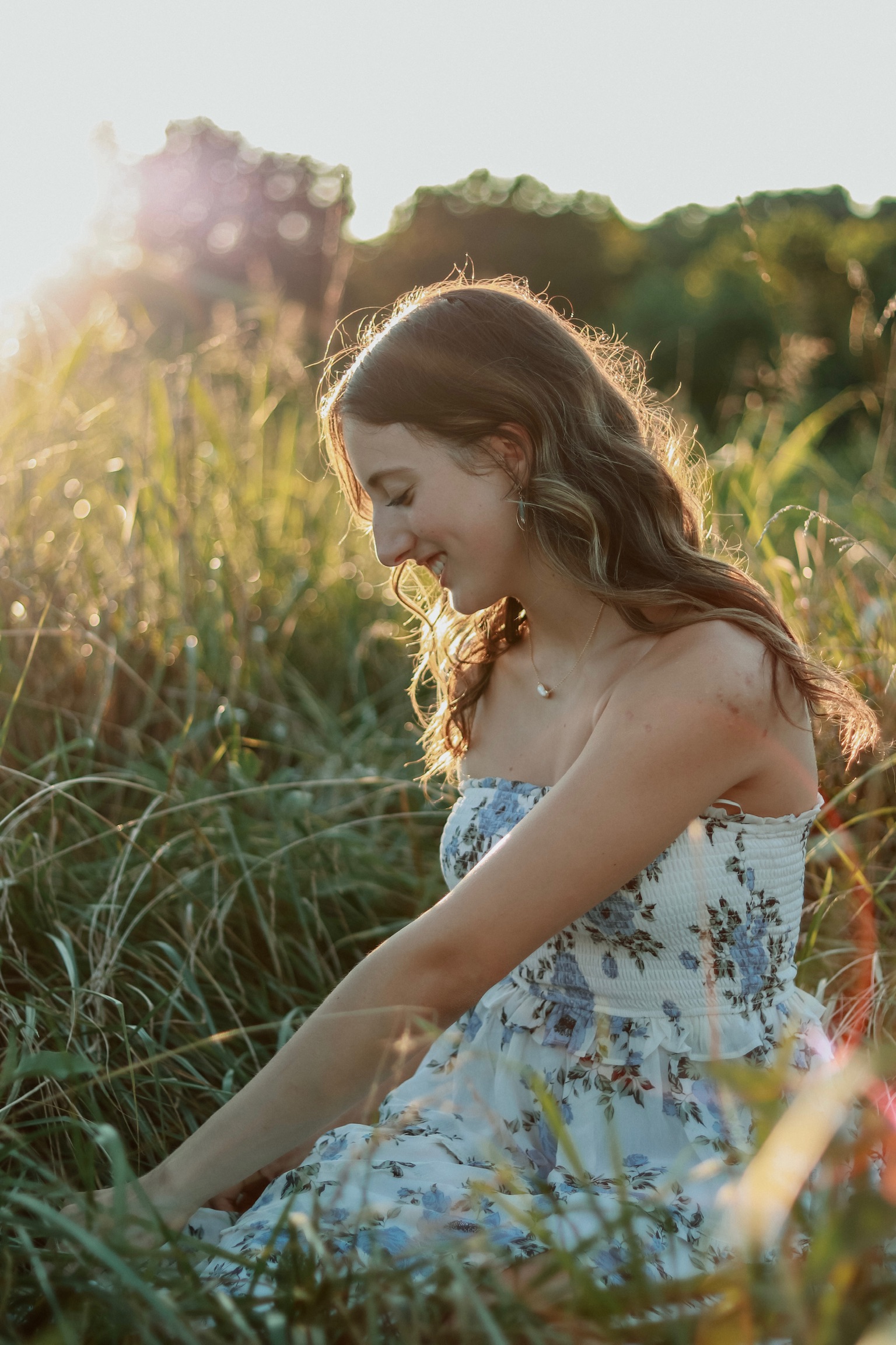 Senior portrait - artistic composition